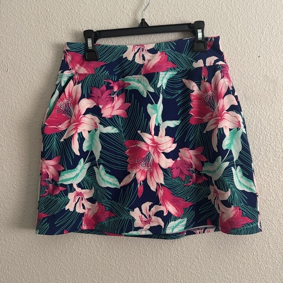 TOMMY BAHAMA Upf 50 Active A-line Pickleball Golf Active Skirt Skort - Picture 2 of 7